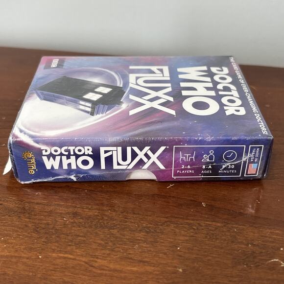 Doctor Who Fluxx Card Game New & Sealed The Card Game Of Ever Changing Doctors - Picture 4 of 5